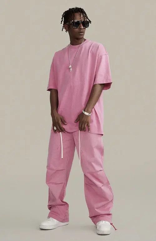 Other Pink Stacked Sweatpants y2k streetwear retro style Size US 32 / EU 48 - 2 Thumbnail