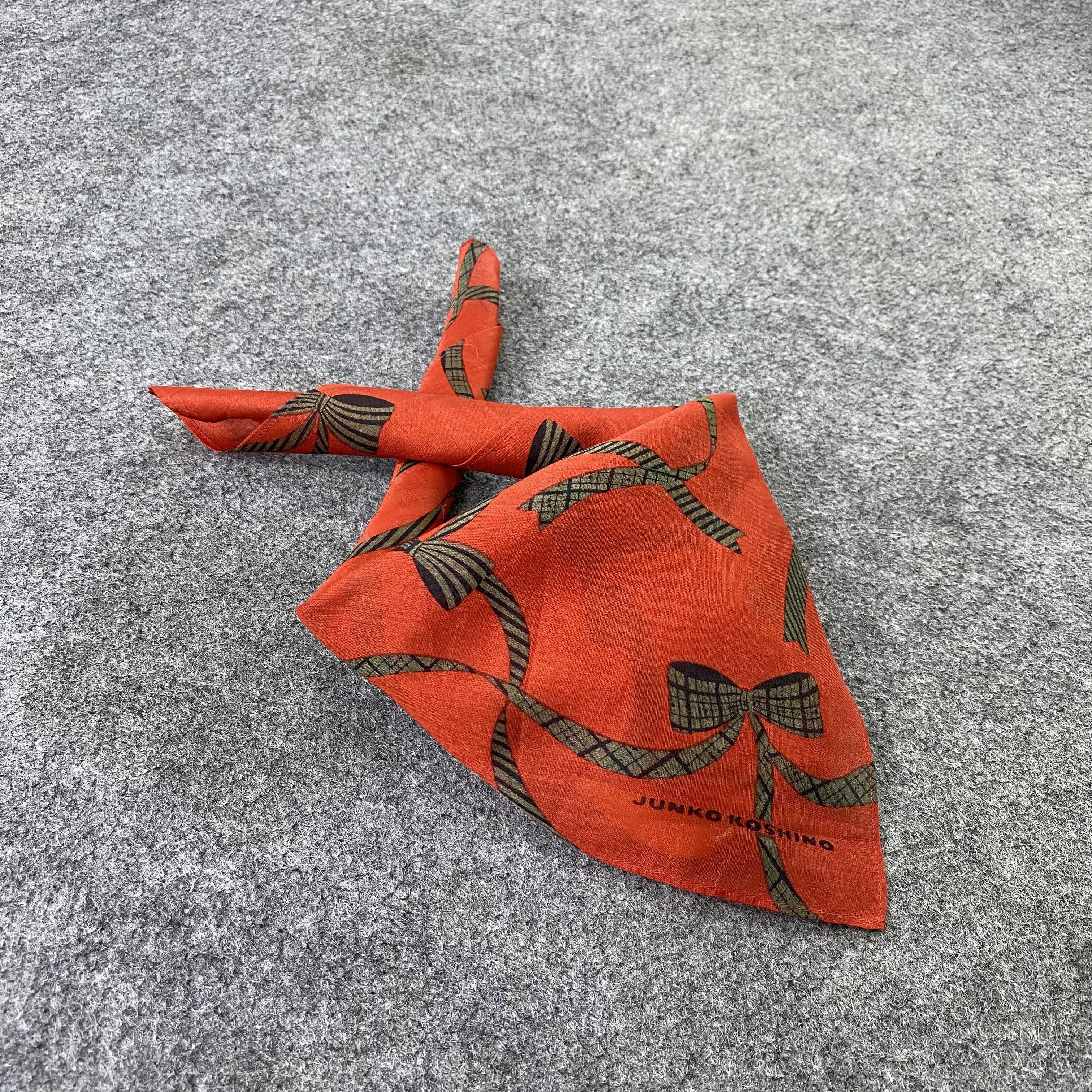 Japanese Brand Junko Koshino Handkerchief / Bandana / Neckerchief-B1077 Size ONE SIZE - 1 Thumbnail