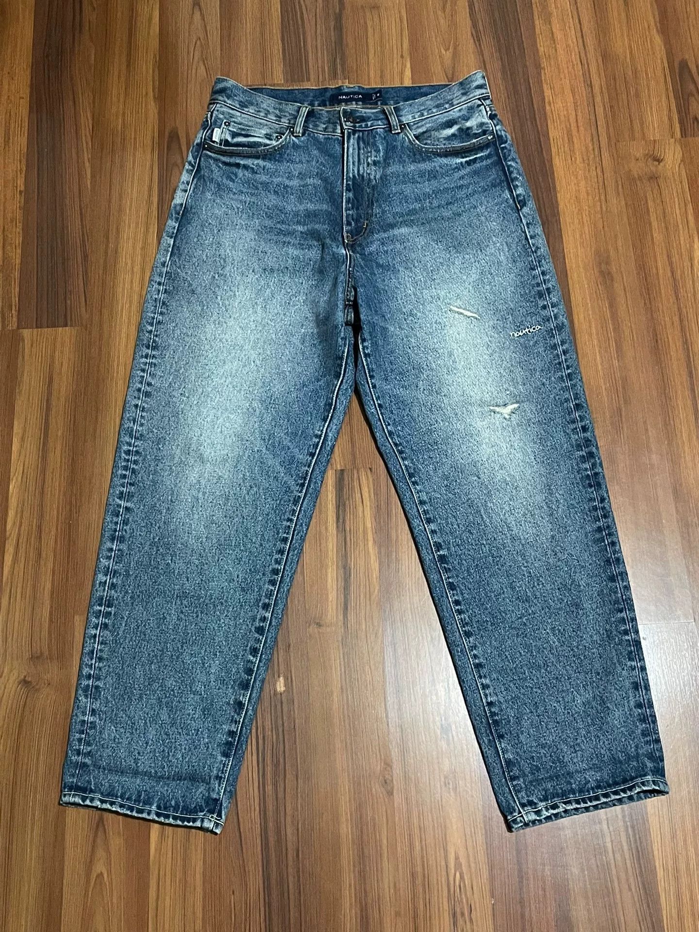 Nautica Nautica Japanese Loose Straight Tapered Jeans Size US 29 - 1 Thumbnail