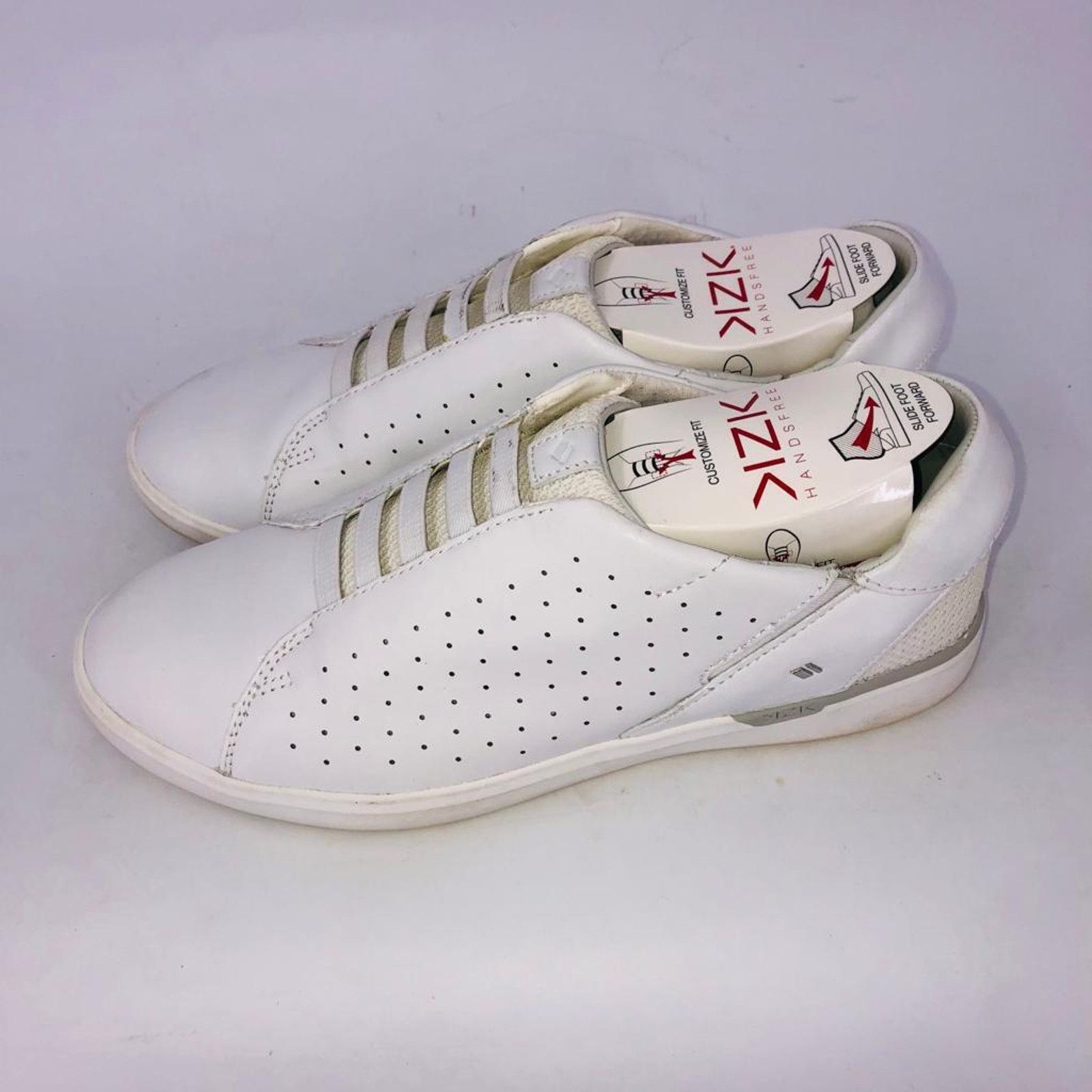 Kiriko Made KIZIK WOMEN MIAMI HANDS-FREE DURABLE WHITE SNEAKER SIZE 8B Size US 8 / IT 38 - 4 Thumbnail