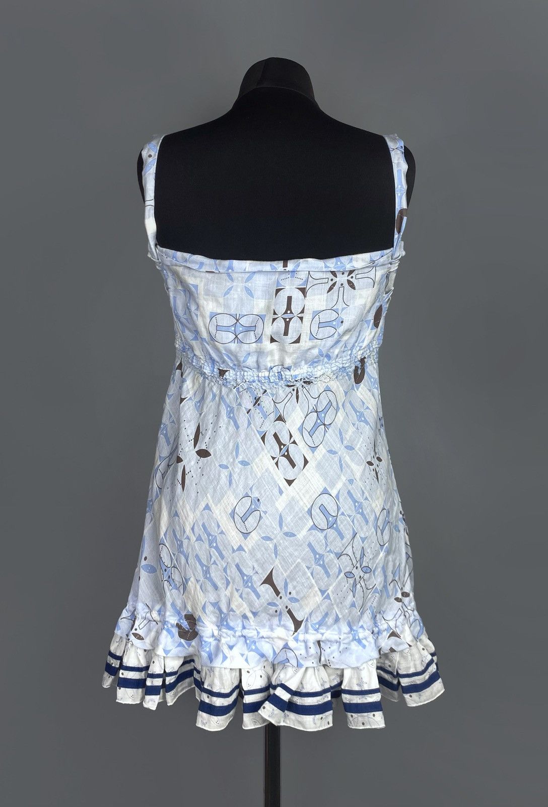 Marithe + Francois Girbaud Le Jean De Marithé + François Girbaud Geometric Mini Dress M Size M / US 6-8 / IT 42-44 - 8 Thumbnail
