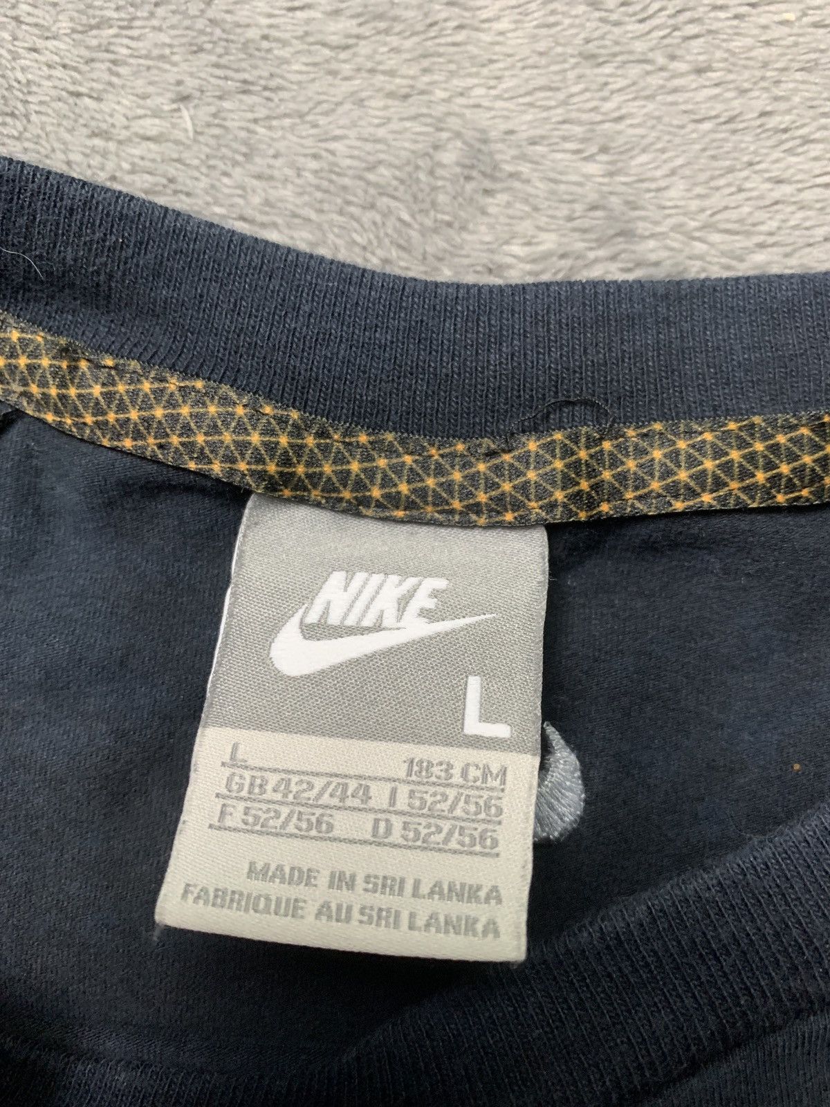 Nike × Vintage Vintage Y2K Nike shox big logo drill 90s Size US L / EU 52-54 / 3 - 3 Thumbnail