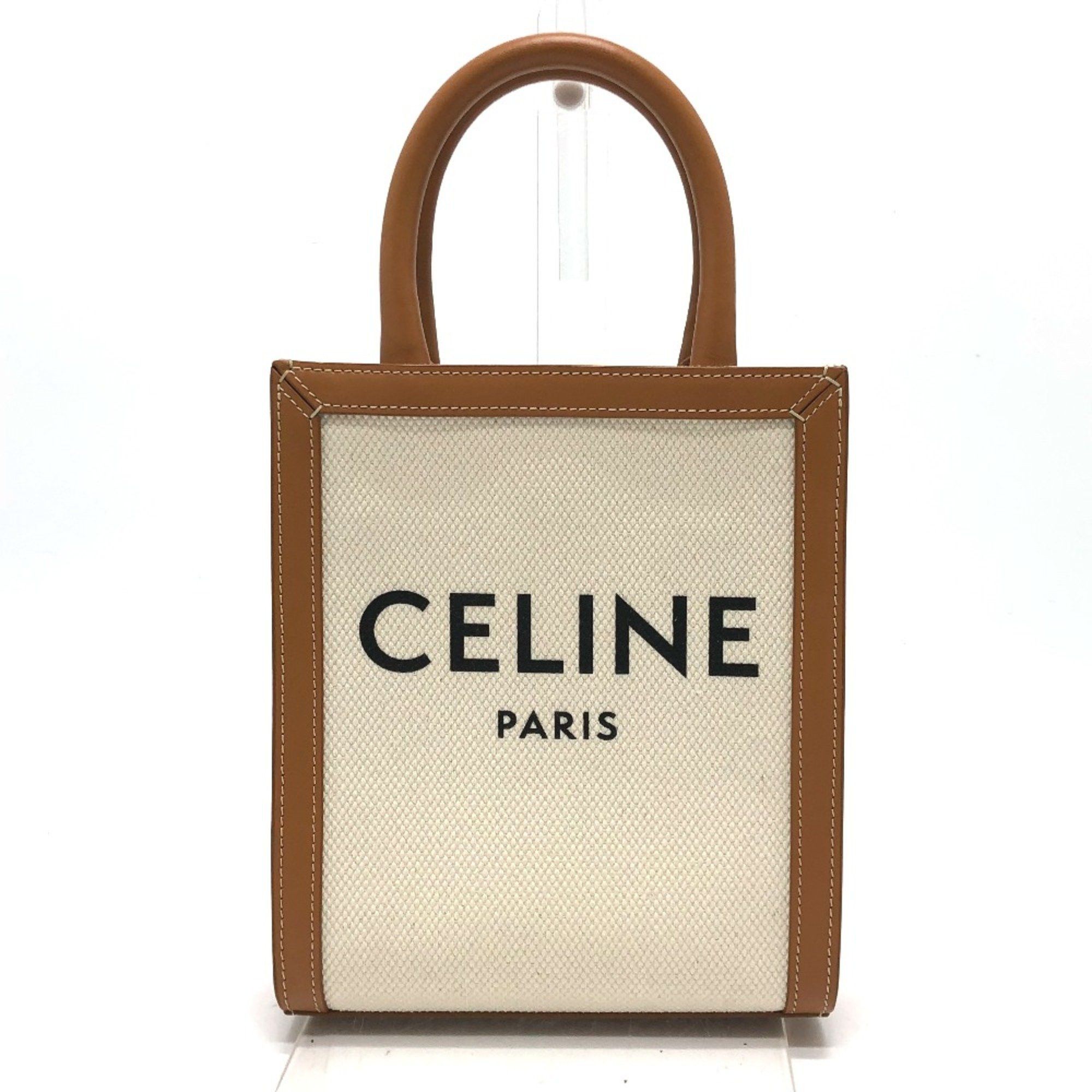 Celine CELINE logo Bag 2WAY Shoulder Bag Beige Size ONE SIZE - 1 Thumbnail