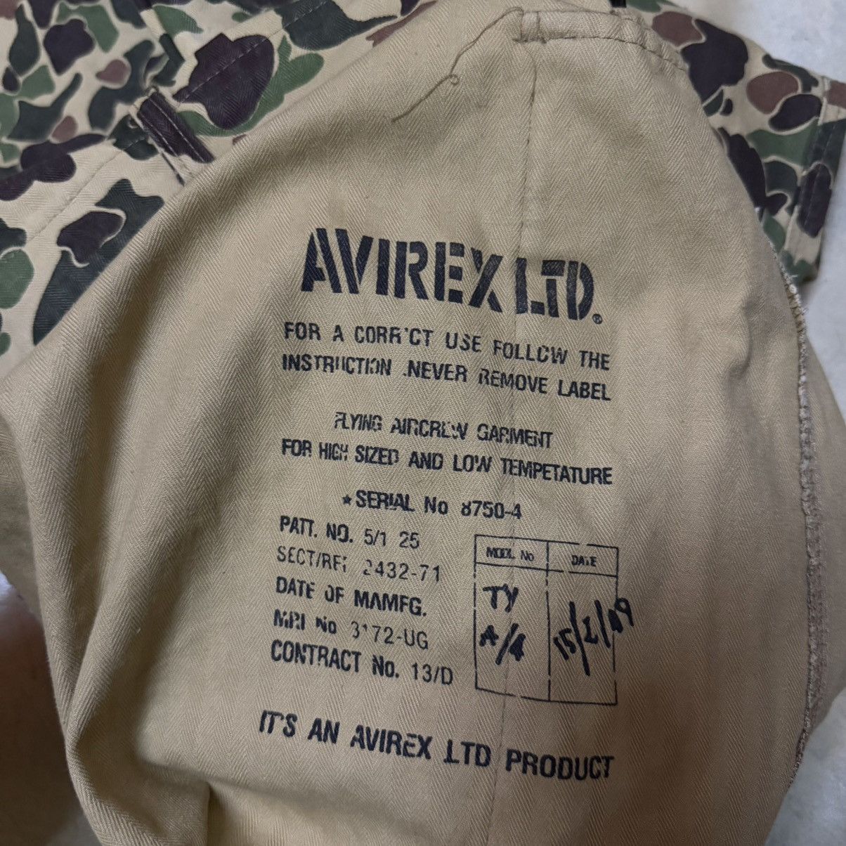 Avirex Avirex Duck Camo Pants Size US 33 - 14 Thumbnail