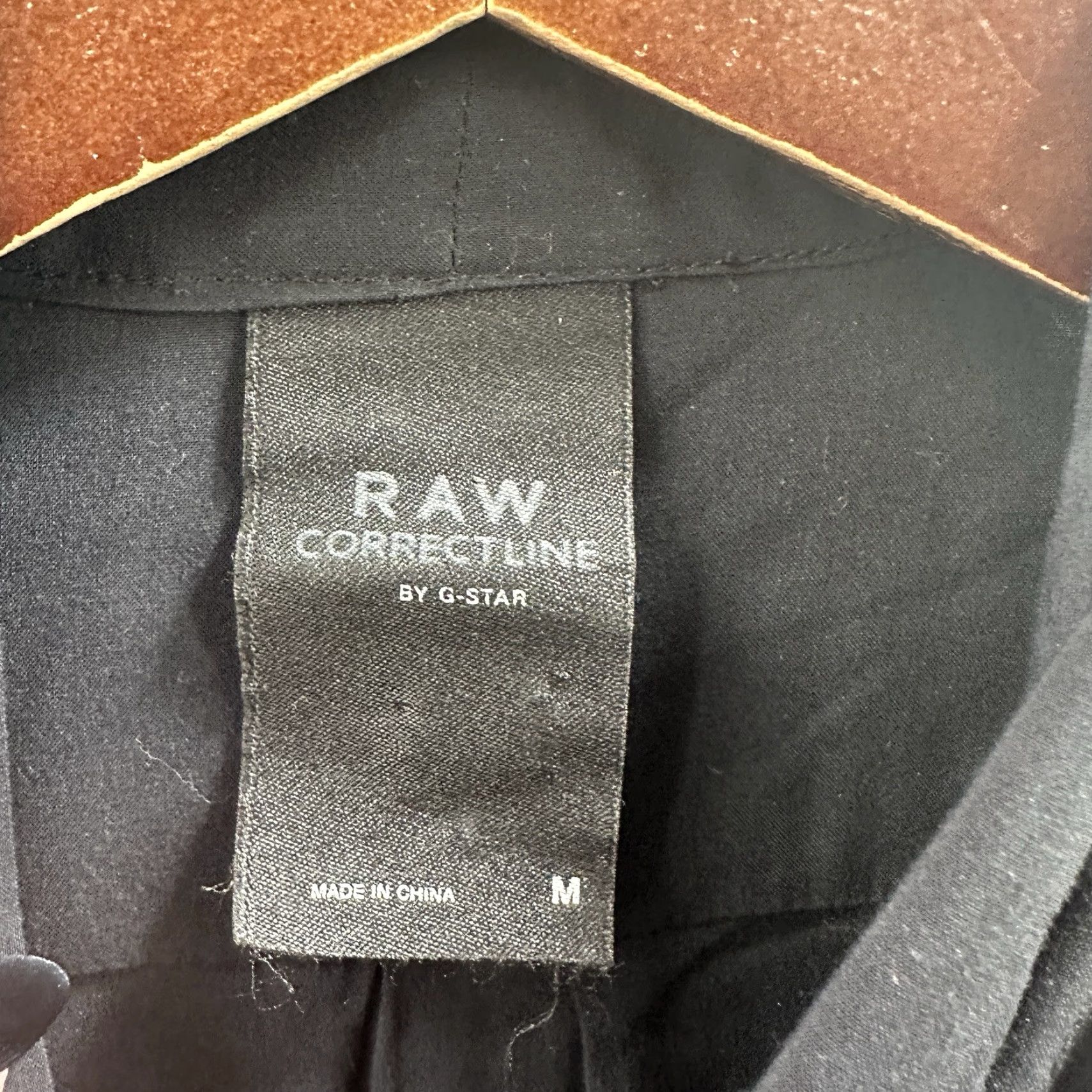 G-Star G Star Raw Blouse Womens M Long Sleeve Tie Neck Collared Black Cotton Shirt Womens Size M / US 6-8 / IT 42-44 - 5 Thumbnail