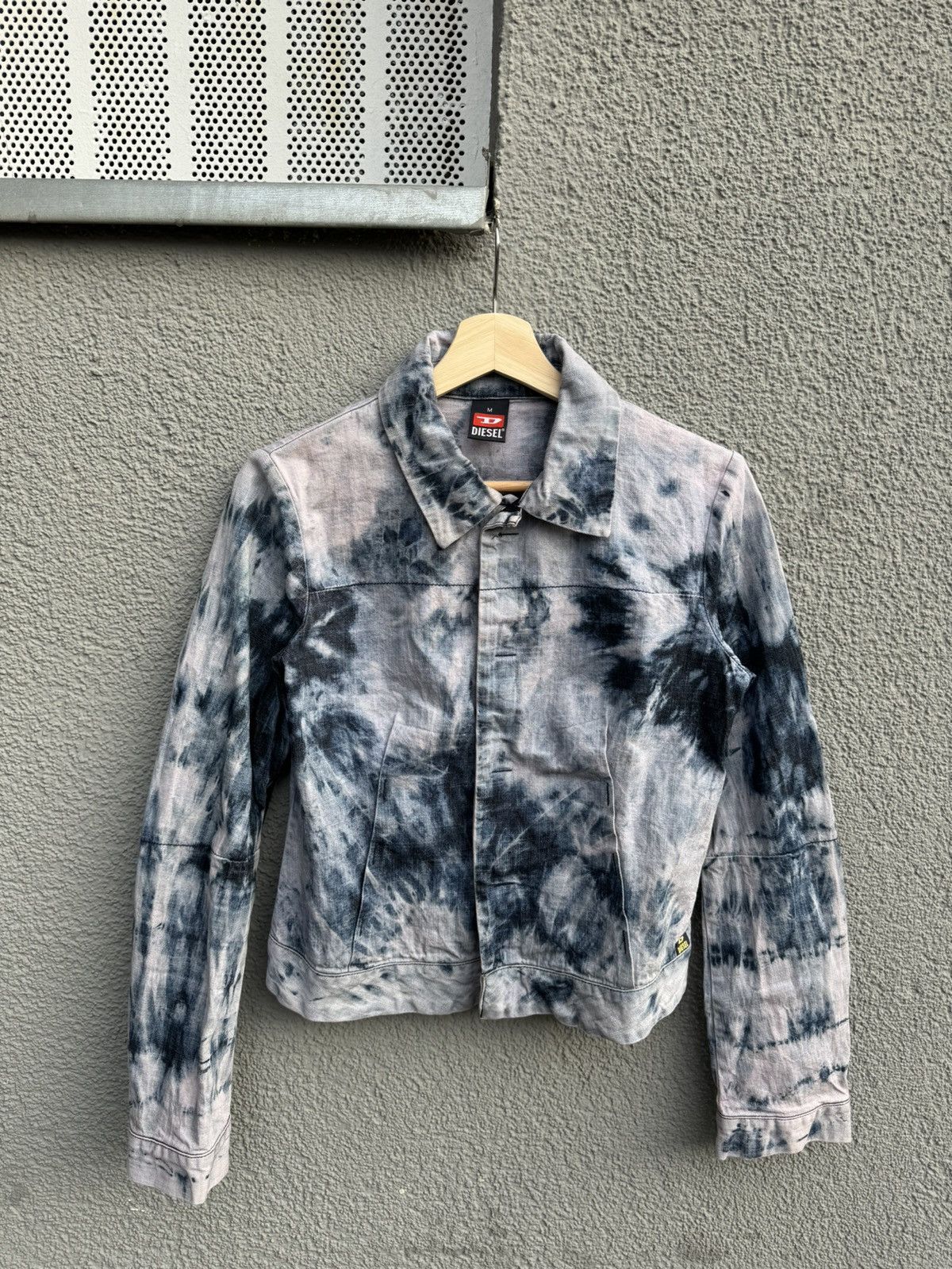 Diesel × Japanese Brand Diesel Denim Tie Dye Jacket Mod.Sobea Size M / US 6-8 / IT 42-44 - 1 Thumbnail