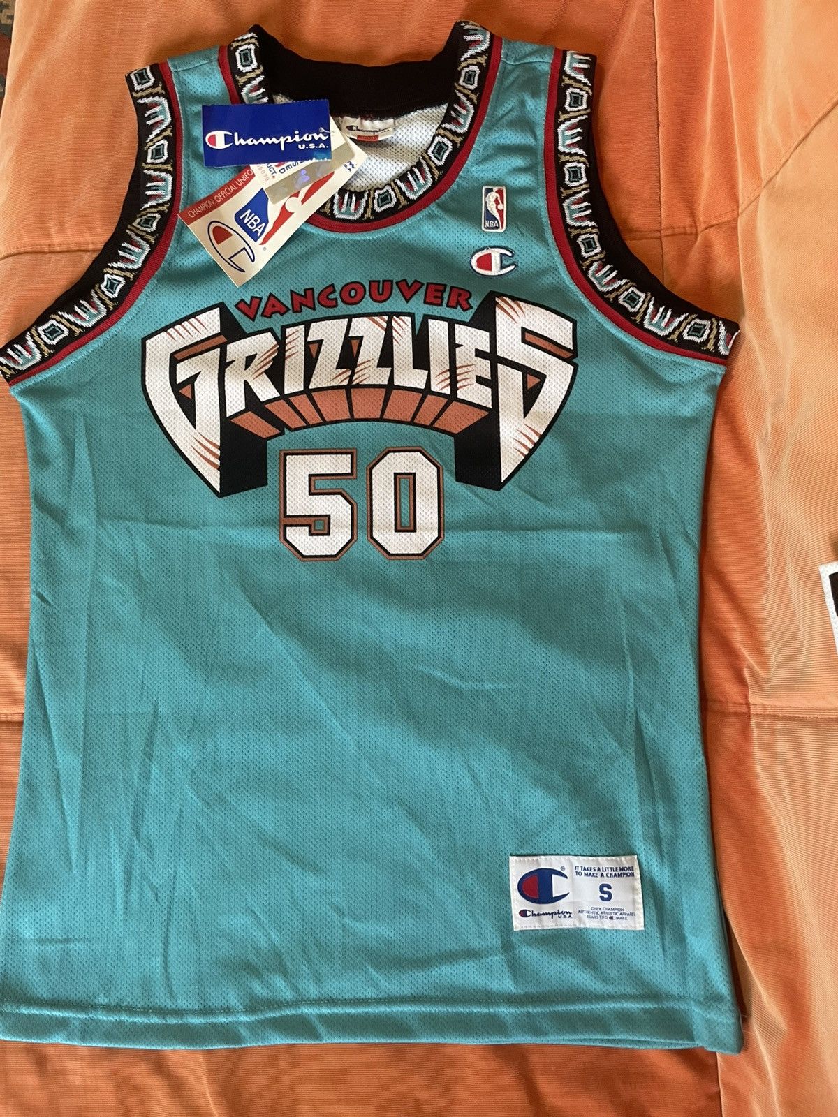 Champion NBA Vancouver Grizzlies Reeves jersey Champion NWT memphis Size US S / EU 44-46 / 1 - 1 Thumbnail