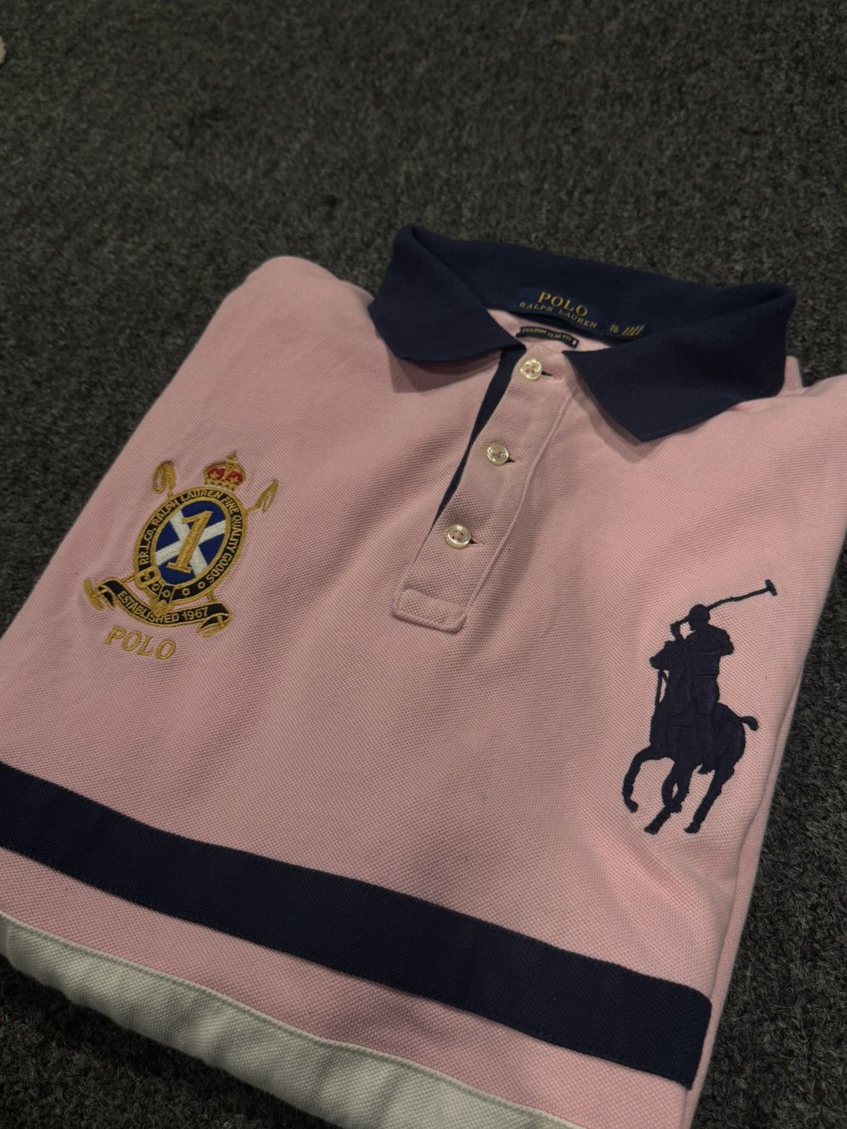Polo Ralph Lauren Vintage Polo Ralph Lauren 1 Big Pony Polo Tee Y2K Size US XL / EU 56 / 4 - 3 Thumbnail