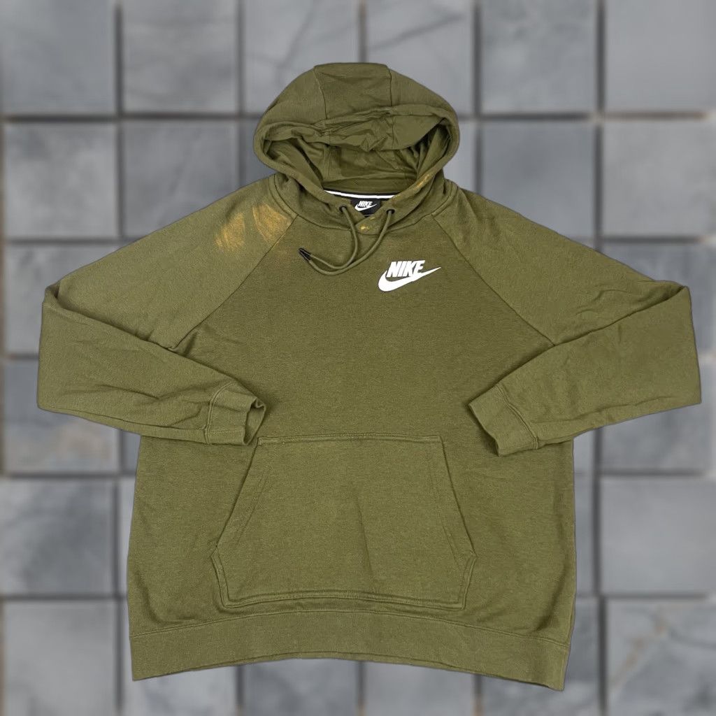 Nike VINTAGE Nike Sweatshirt Mens Large Brown Hoodie Graphic Logo Distressed Fade Pullover Jacket L Men Nike Logo Hoodie Sweatshirt Size US XXL / EU 58 / 5 - 1 Thumbnail