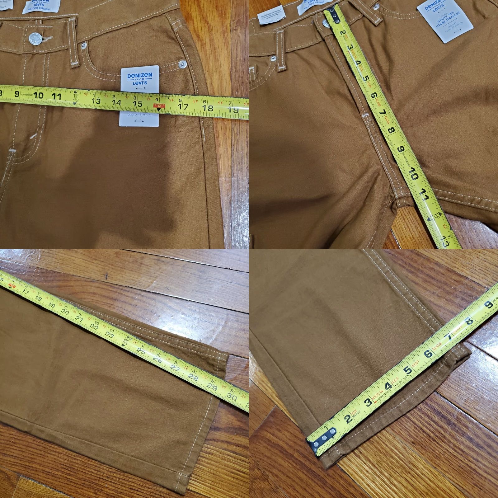 Levi's VINTAGE Levi’s DENIZEN From Levi’s Vintage Utility 90’s Loose Straight Women’s Pants Sz 26 Size 26" / US 2 / IT 38 - 9 Thumbnail