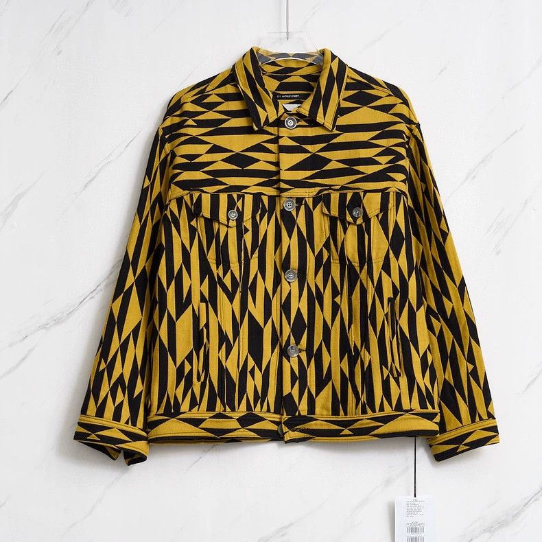 Song For The Mute Song For The Mute Diamond Pattern Print Jacket Size US M / EU 48-50 / 2 - 1 Thumbnail