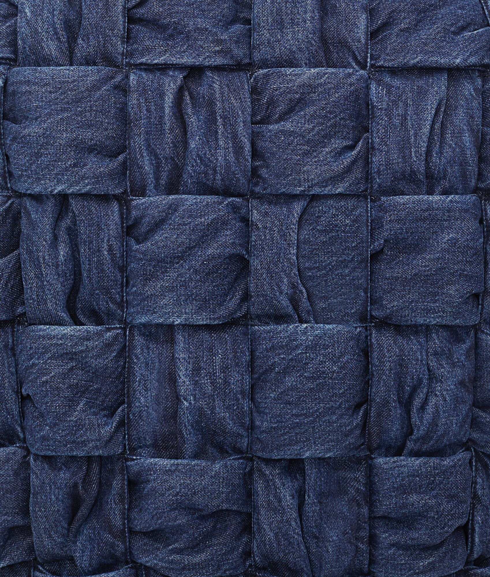 Bottega Veneta o1w1db10625 Intrecciato Denim Gilet in Indigo Blue Size US L / EU 52-54 / 3 - 5 Thumbnail