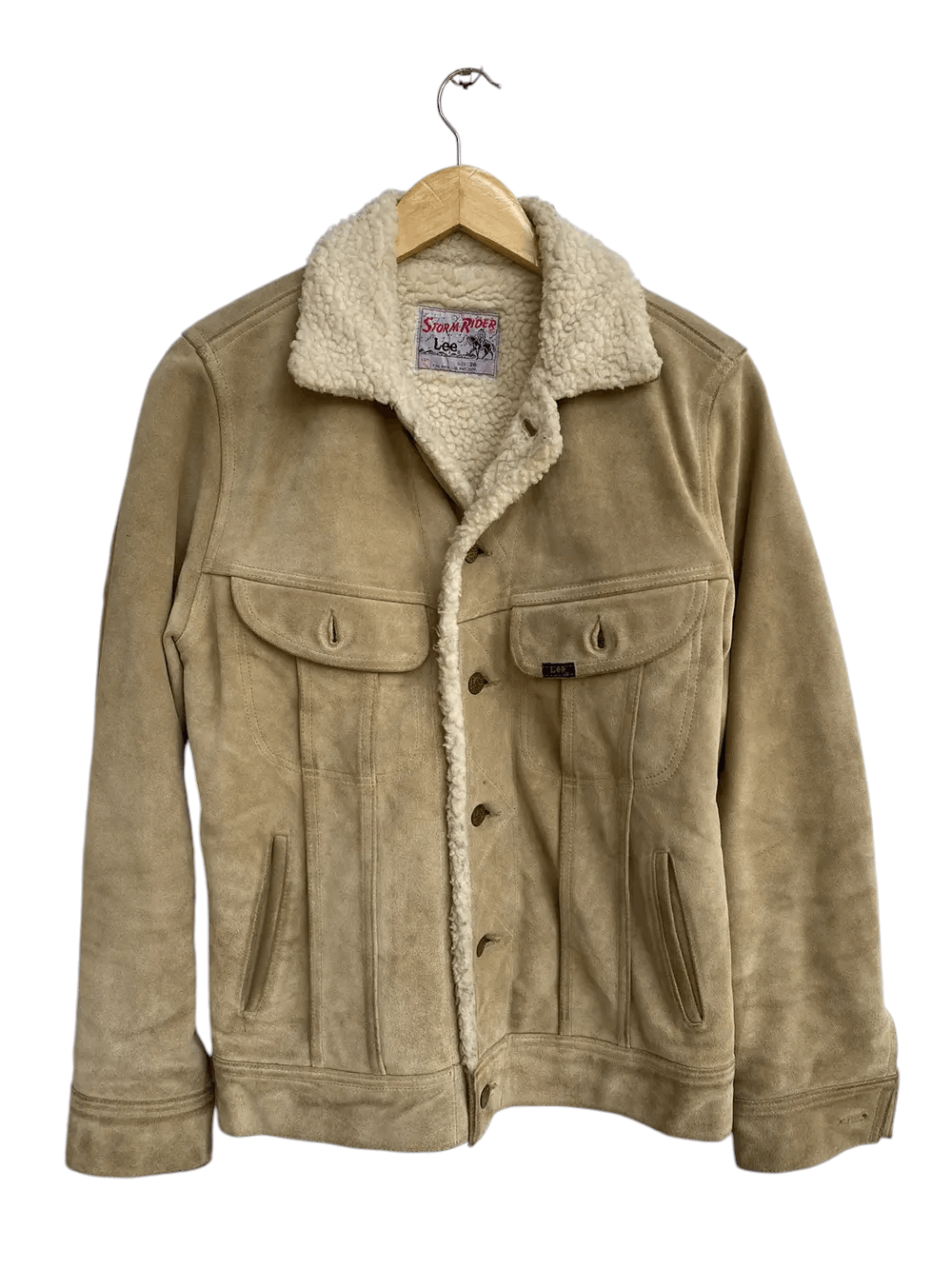 Vtg Storm Rider Lee Suede Leather Jacket