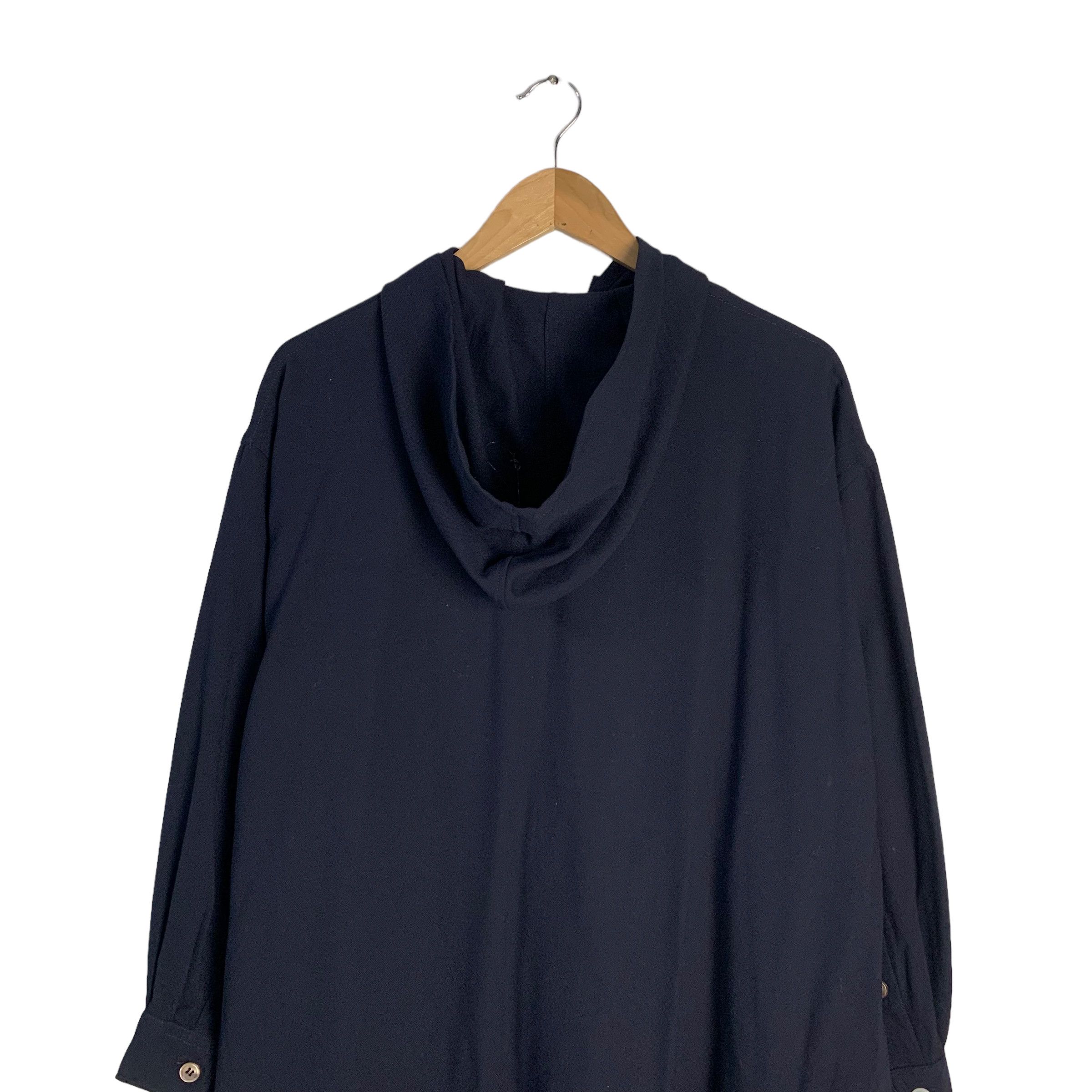 Yohji Yamamoto Y's Yohji Yamamoto Hooded Long Jacket Size US L / EU 52-54 / 3 - 10 Thumbnail