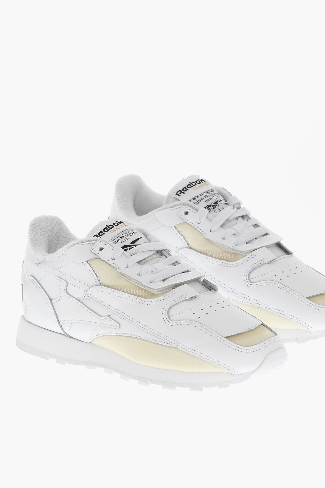 Maison Margiela × Reebok og1mm1224 Unisex Eco-Leather Sneakers in White Size US 6.5 / IT 36.5 - 2 Thumbnail