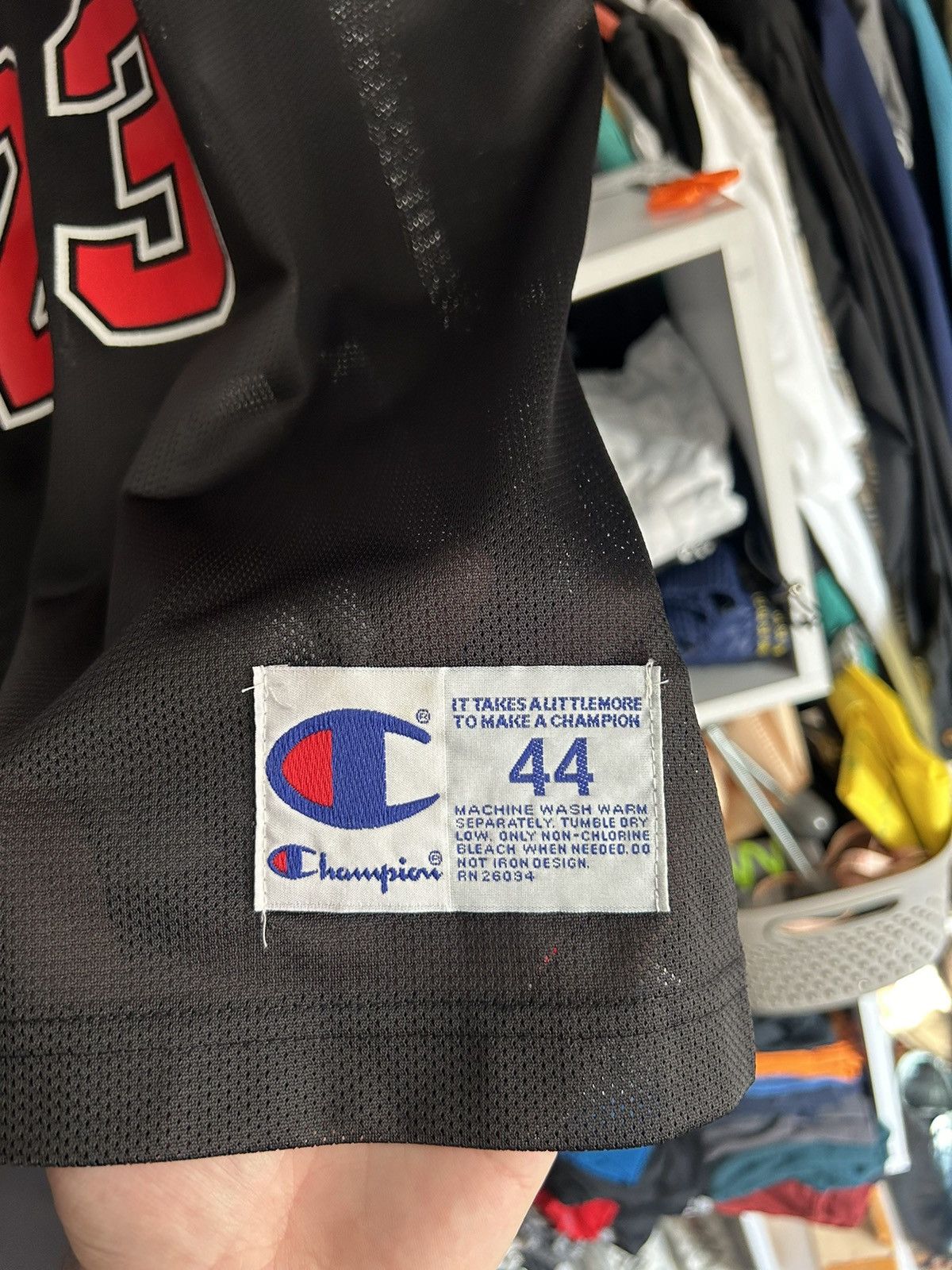 Champion NBA Chicago Bulls Michael Jordan #23 Champion Jersey Size US L / EU 52-54 / 3 - 4 Thumbnail