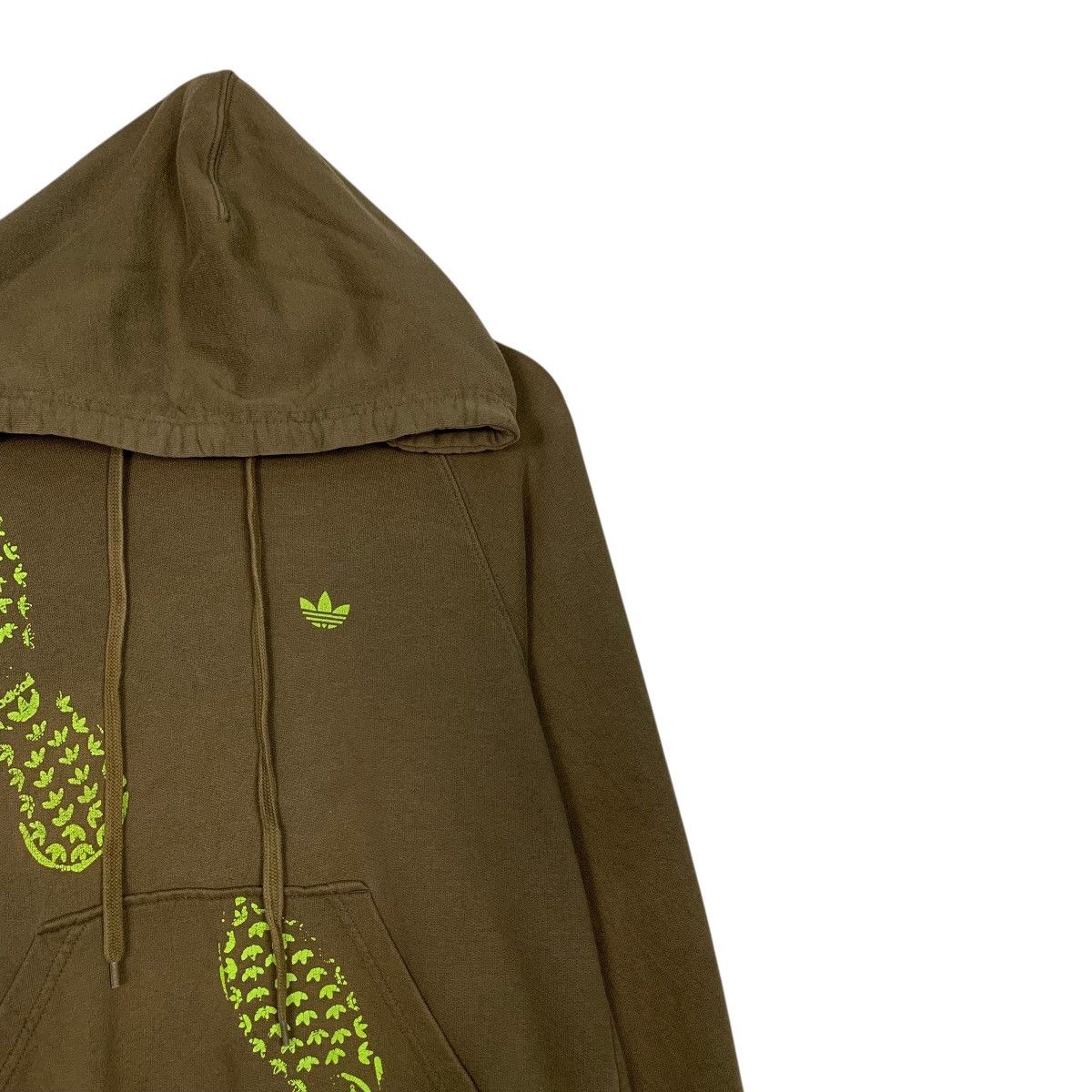 Adidas Y2K ADIDAS Shoe Sole Graphic Pullover Hoodies #3548-C162 Size US M / EU 48-50 / 2 - 4 Thumbnail