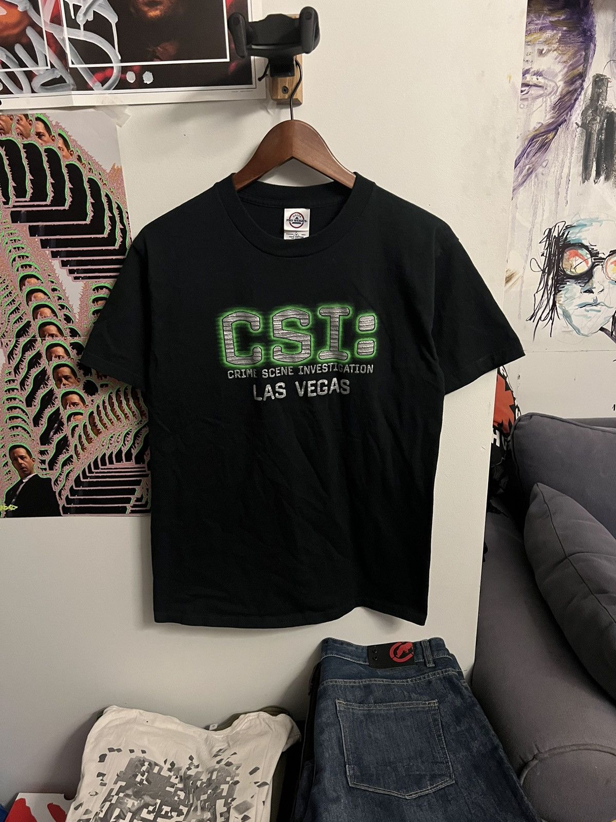 Band Tees × Vintage CSI Las Vegas 00s Promo Tee Size US M / EU 48-50 / 2 - 1 Thumbnail