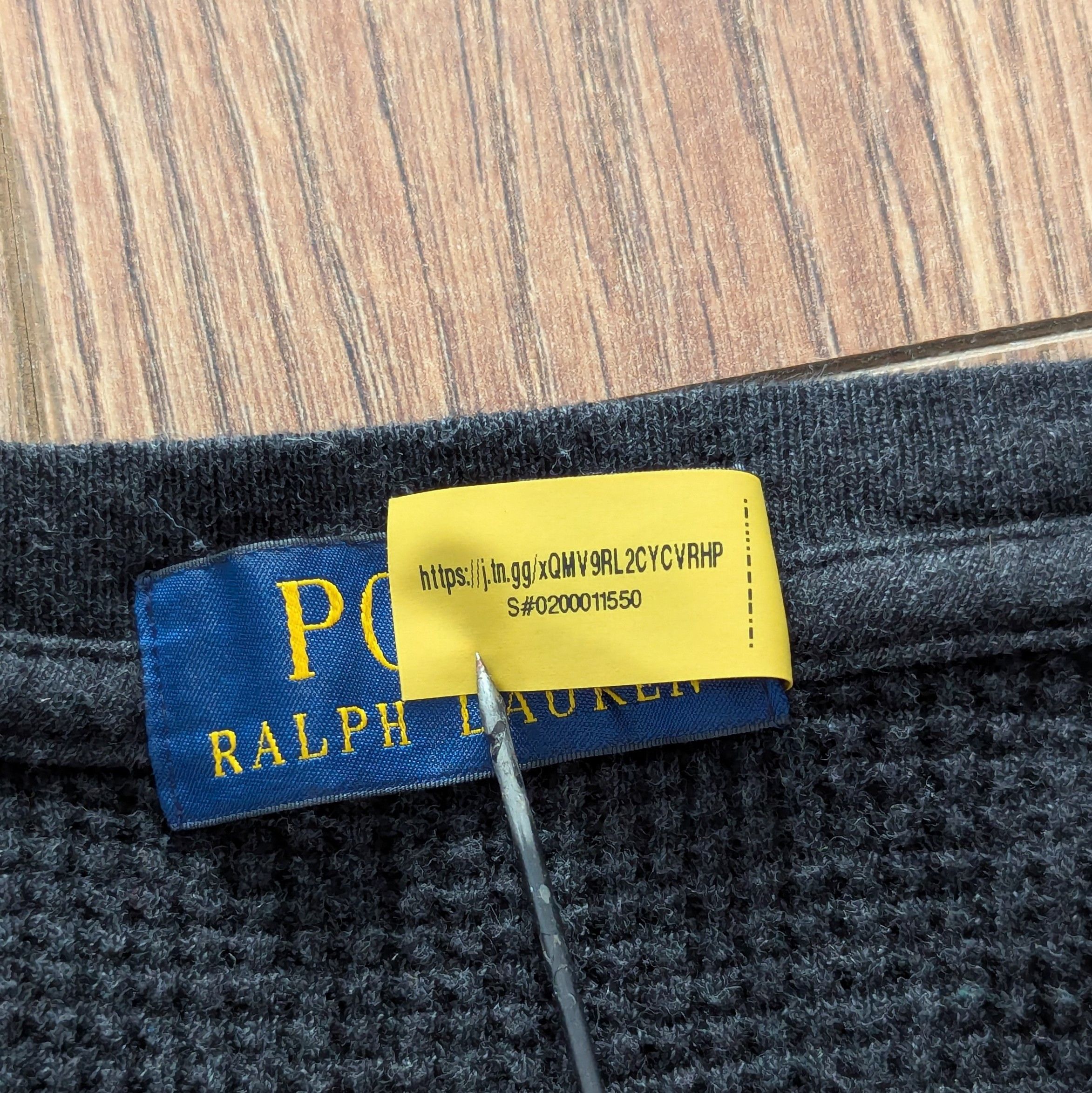 Other Polo Ralph Lauren Waffle Knit Crew Long Sleeve Luxury Brand Size US L / EU 52-54 / 3 - 9 Thumbnail