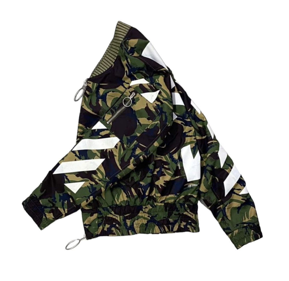 Off-White Off White Arrow Camo Polyamide Jacket 2018 Super Rare Size US XL / EU 56 / 4 - 4 Thumbnail