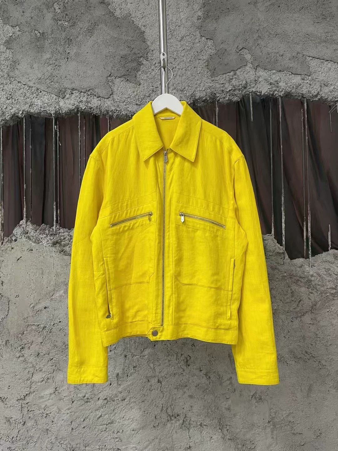 Hermes Hermes Yellow Zip Jacket Coat - dmc Size US M / EU 48-50 / 2 - 1 Thumbnail