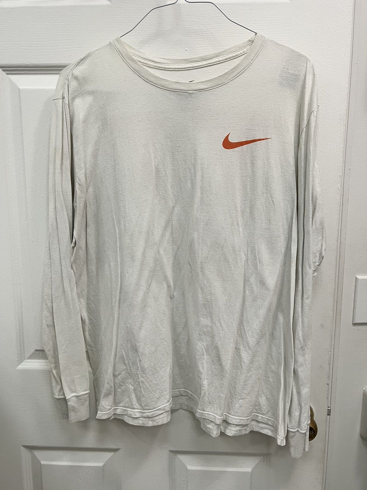 Nike vlone long sleeve white best sale