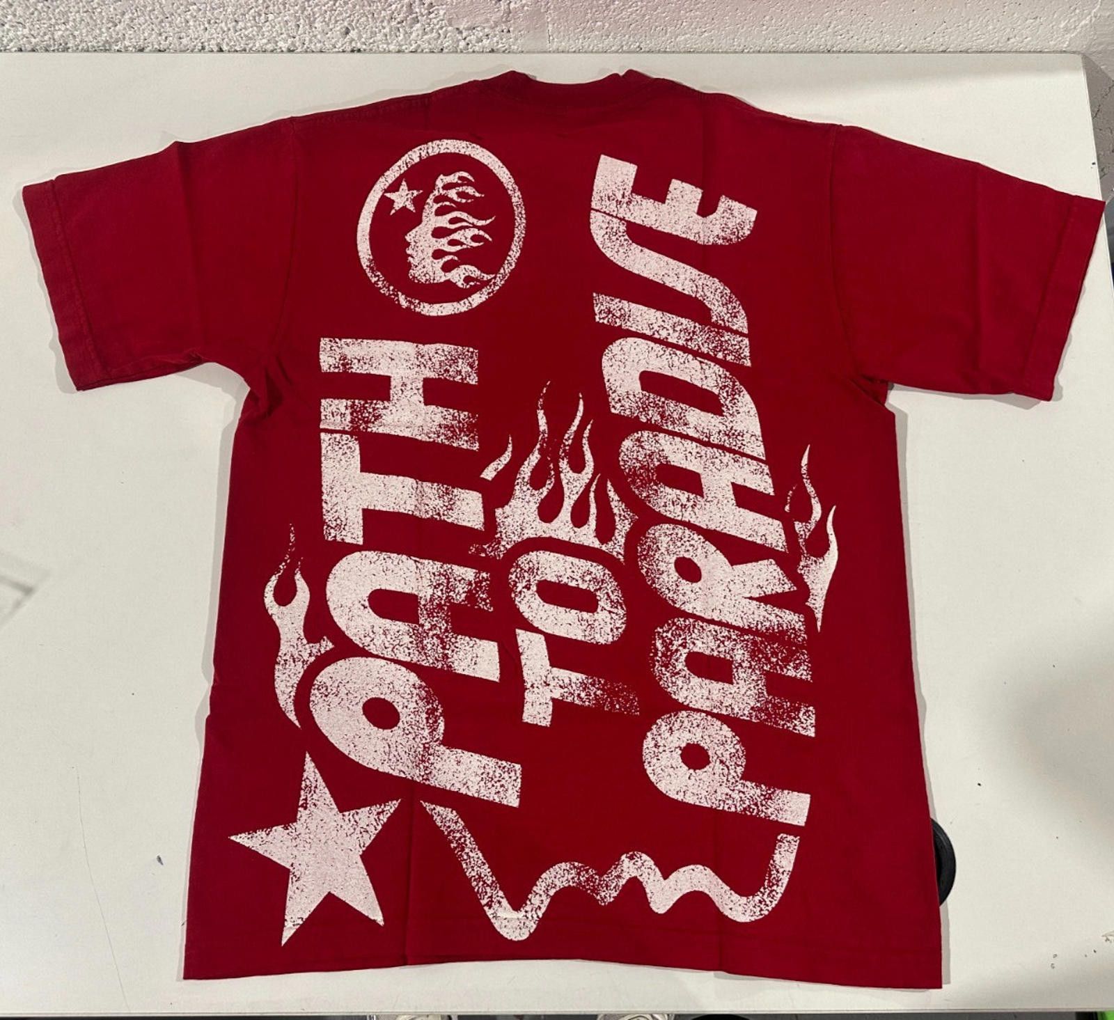 HELLSTAR NEW Hellstar Studios Path To Paradise Tee Red Men's Sz Large Size US L / EU 52-54 / 3 - 2 Thumbnail