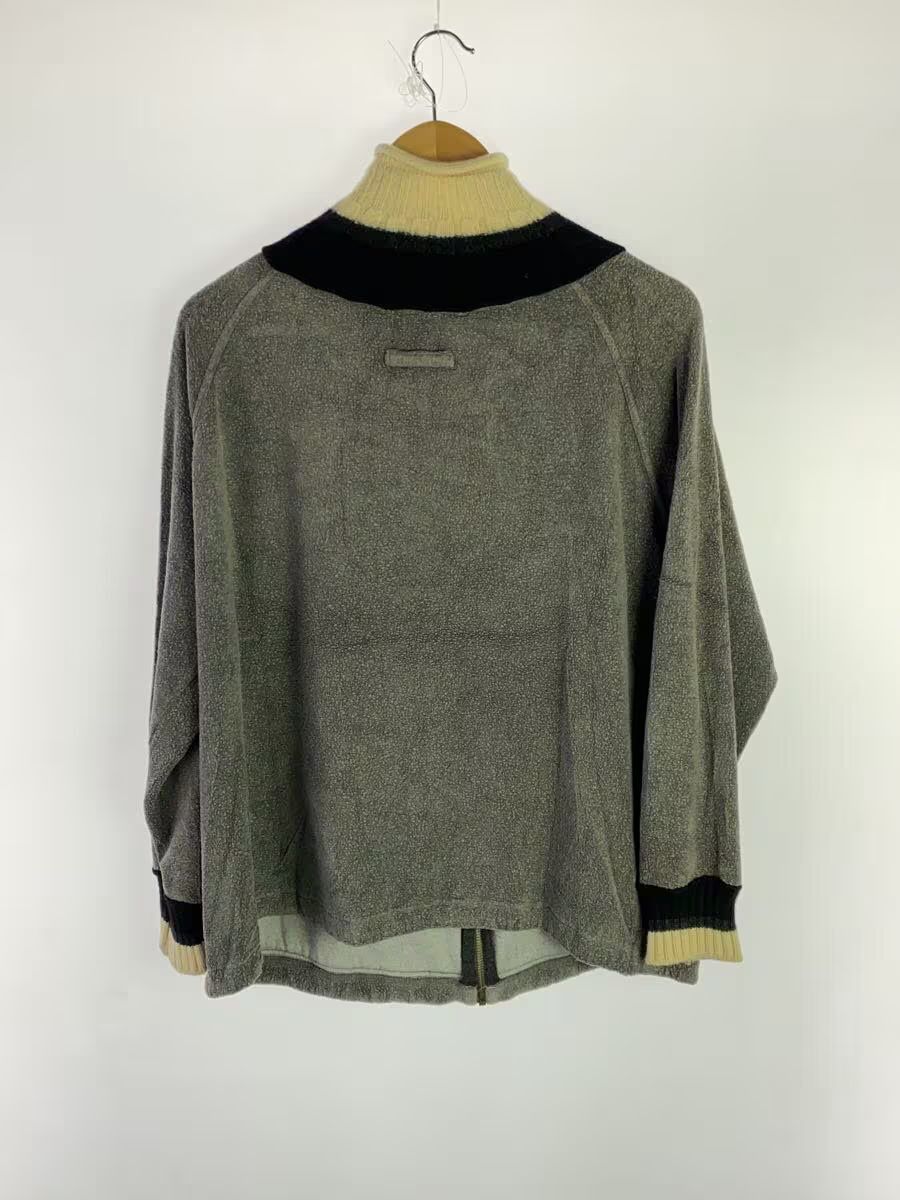 Jean Paul Gaultier Archive Mock Neck Raglan Fleece Jacket Size US XXS / EU 40 - 2 Thumbnail