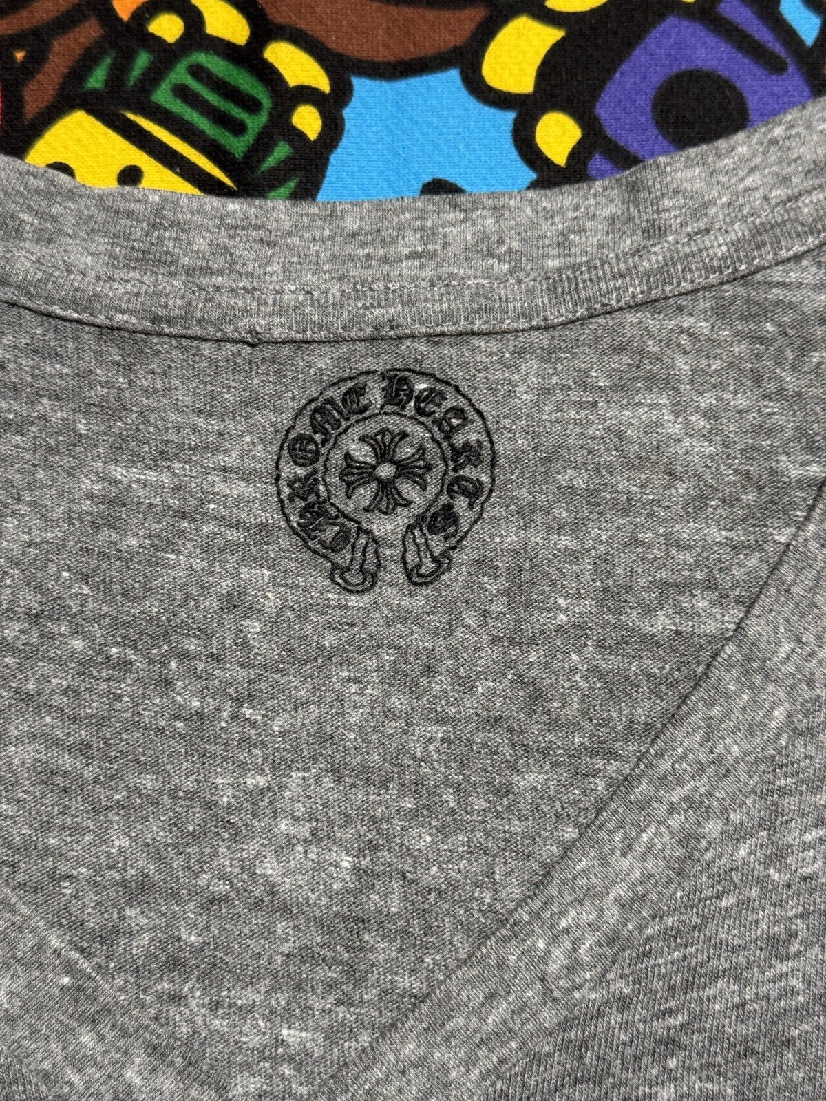 Chrome Hearts Chrome Hearts Womens Grey Multj Logo Tee Size XXL / US 16-18 / IT 52-54 - 5 Thumbnail