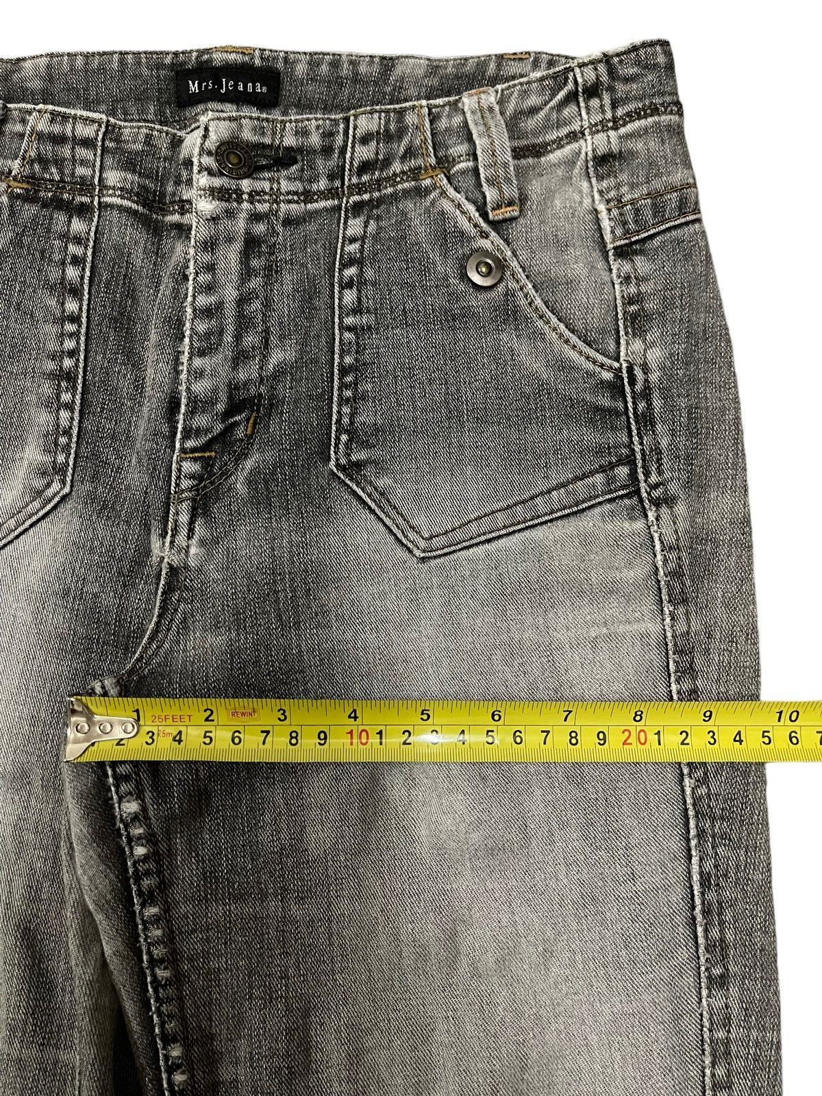 If Six Was Nine Vintage Japanese Brand Bleached Faded Wash Style Flare Jeans Size US 30 / EU 46 - 14 Thumbnail