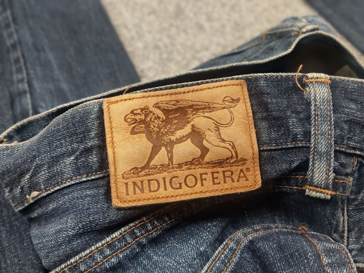 Indigofera Indigofera Vintage Selvedge Distressed Japan Denim Jeans Size US 34 / EU 50 - 14 Thumbnail