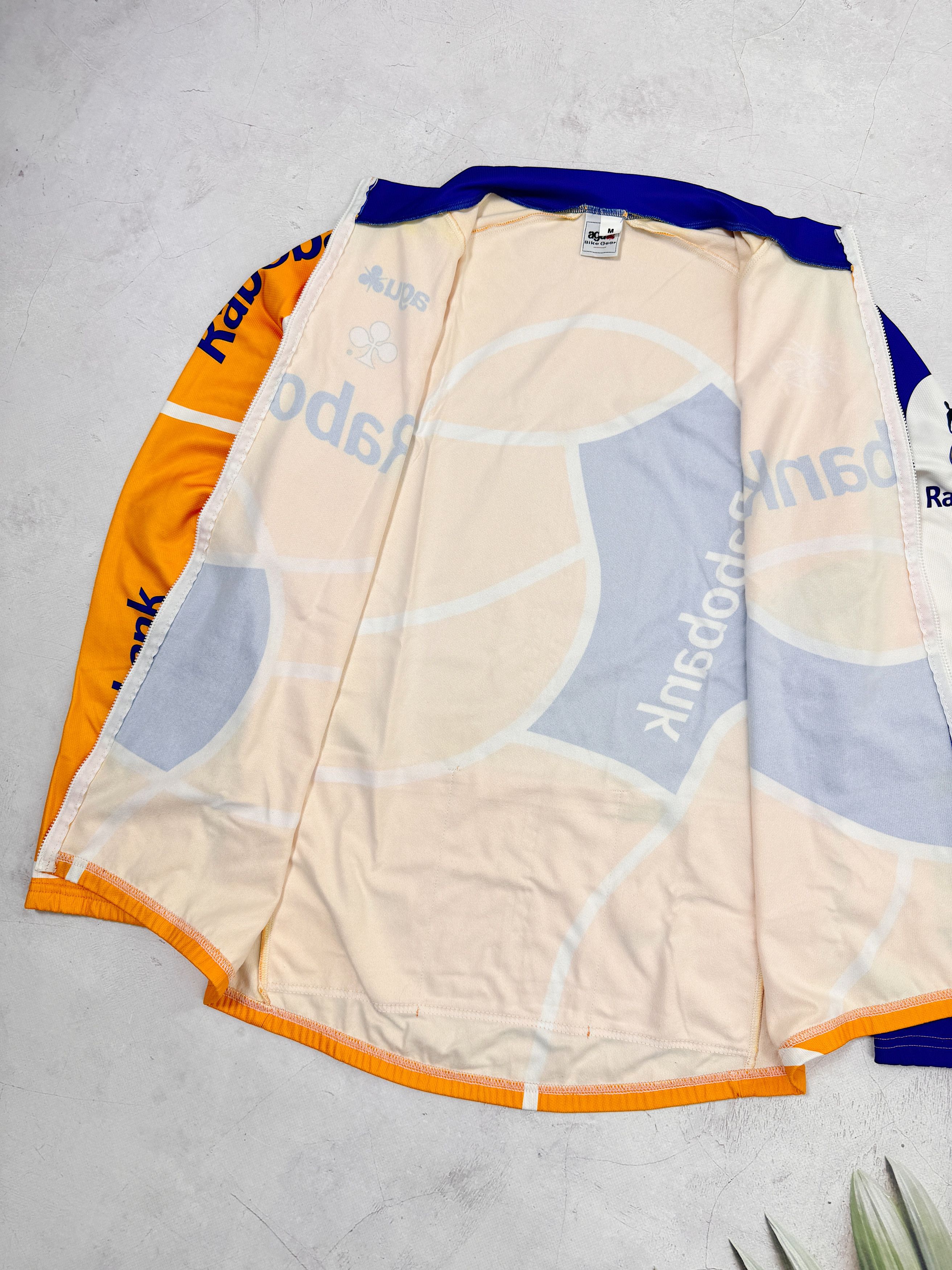 Vintage Agu Rabobank Warm Cycling Jersey Uci Pro Tour LS Size US M / EU 48-50 / 2 - 7 Thumbnail