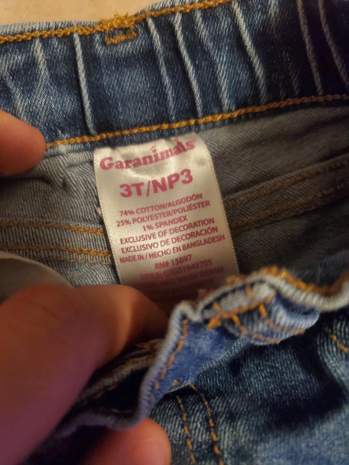 Designer Garanimals 3T girls denim shorts Size 24" / US 00 / IT 34 - 3 Thumbnail