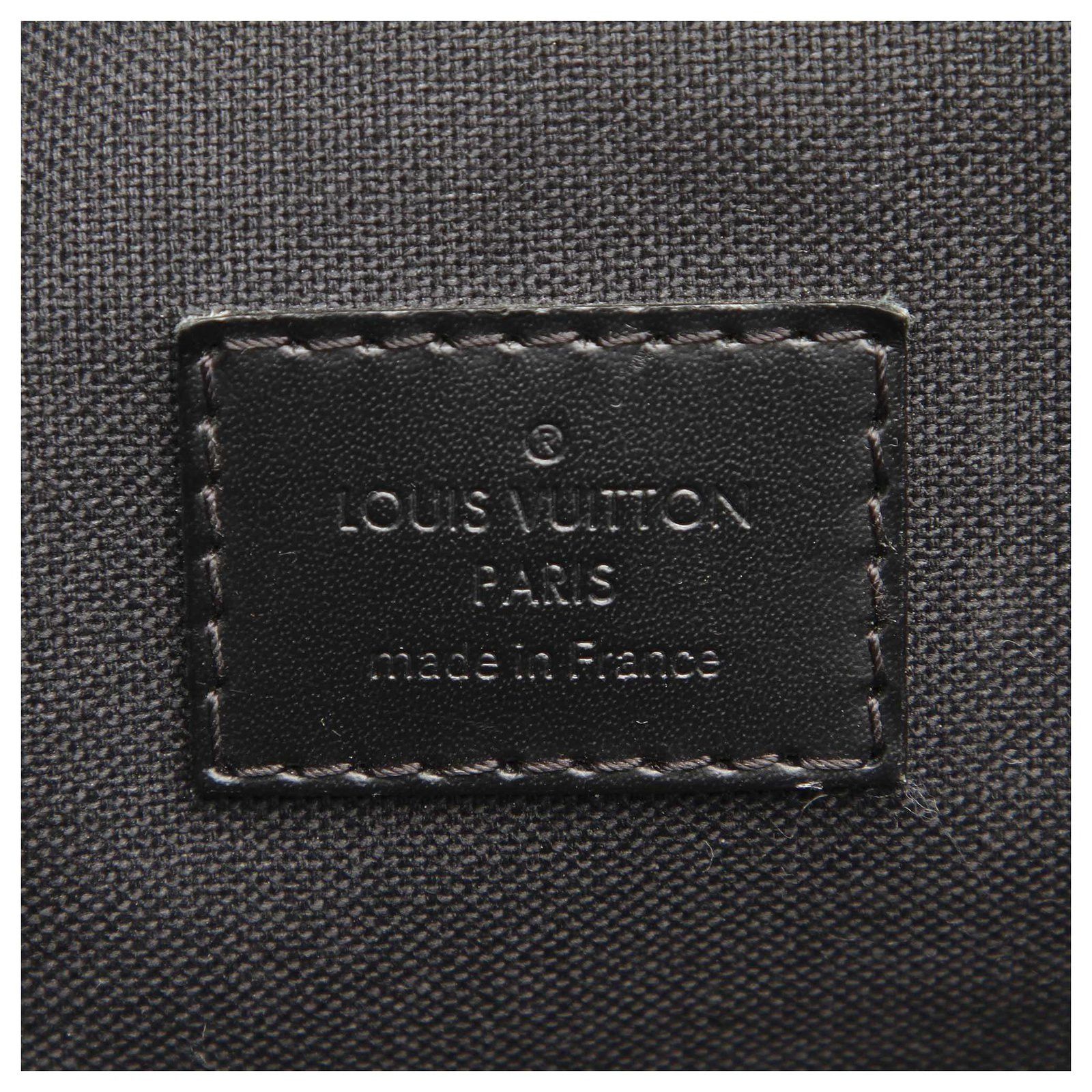 Louis Vuitton Louis Vuitton Black Damier Graphite Icare Laptop Bag Grey Size ONE SIZE - 12 Thumbnail