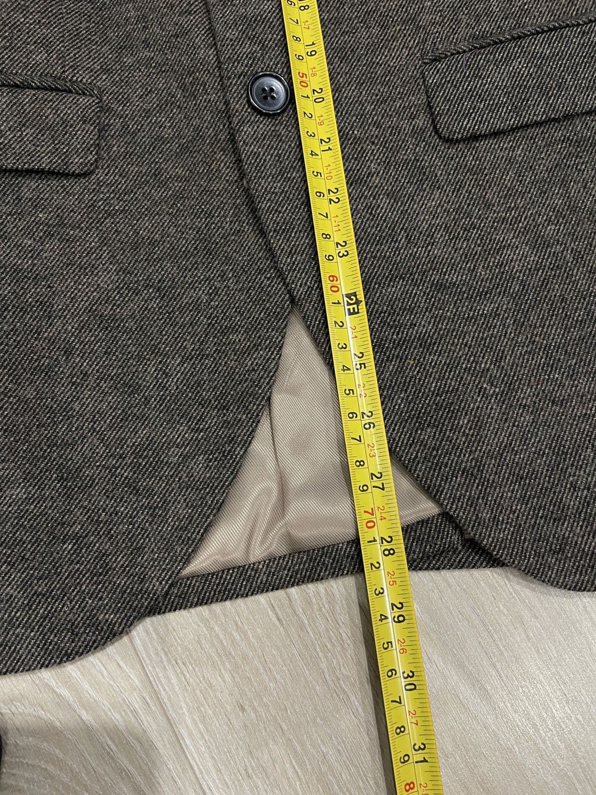 Jack & Jones Jack Jones Men's Classic Wool Suit Beige blazer jacket Size 38R - 20 Thumbnail