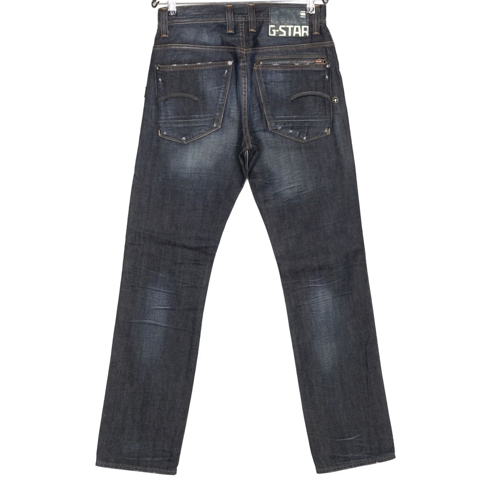G-Star G-Star Attacc Straight Jeans Men 30x34 Denim Blue 5-Pocket Regular Rise Mid Waist Size US 30 / EU 46 - 2 Thumbnail