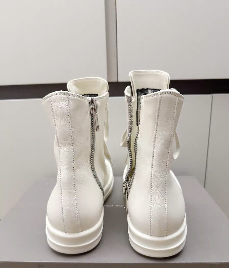 Rick Owens Rick Owens DRKSHDW Milk White High-Top Size US 7 / IT 37 - 6 Thumbnail