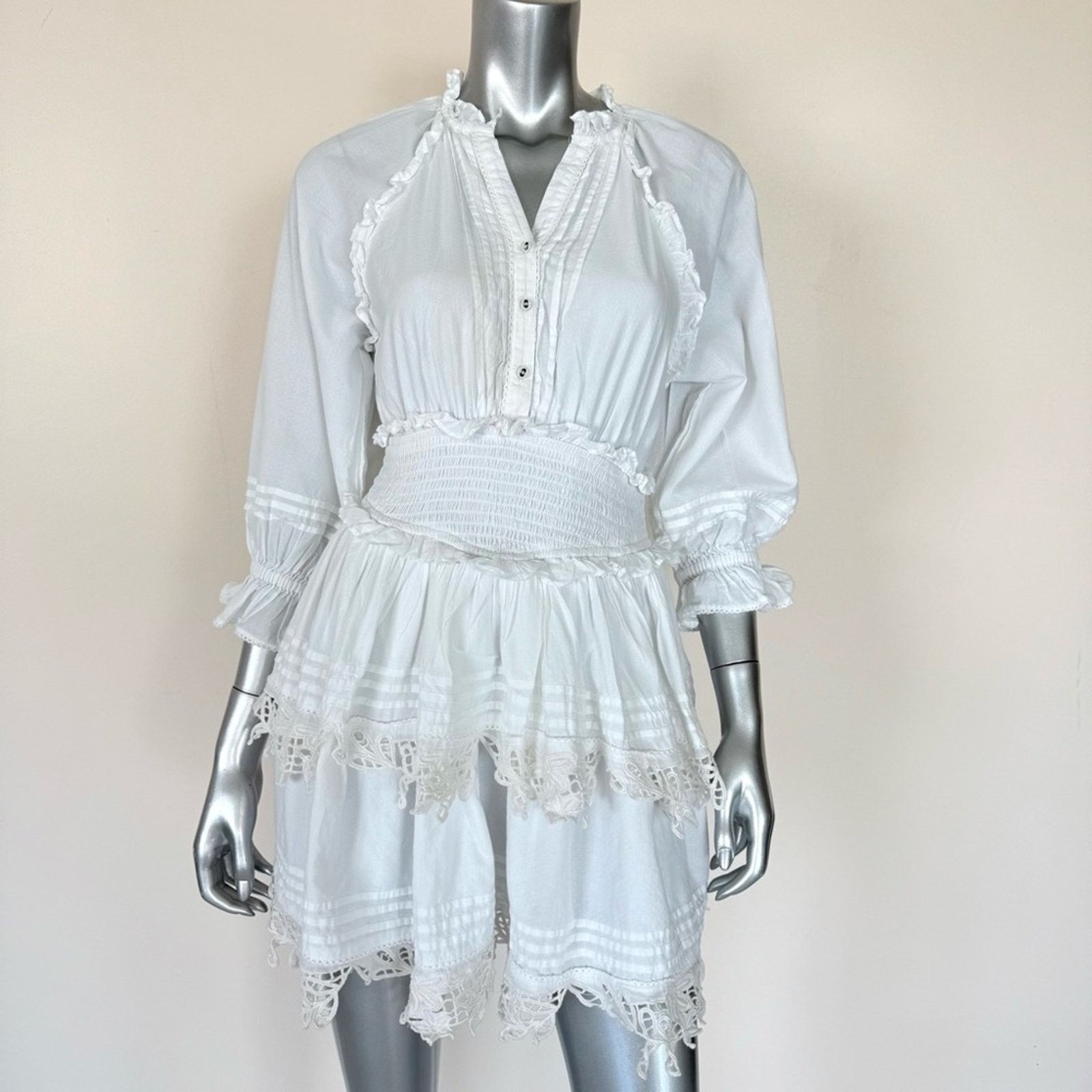 Cleobella NEW!!! Cleobella women white dress size XS Size XS / US 0-2 / IT 36-38 - 2 Thumbnail