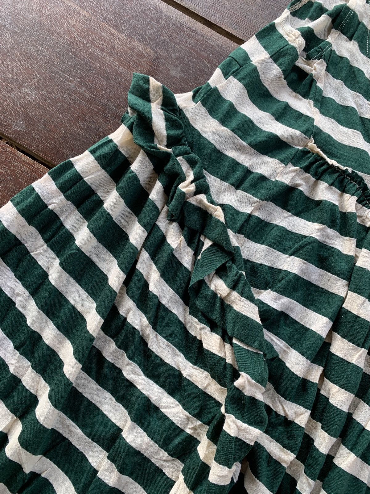 Sunao Kuwahara Sunao Kuwahara Japan Issey Miyake stripes midi dress size M Size M / US 6-8 / IT 42-44 - 3 Thumbnail