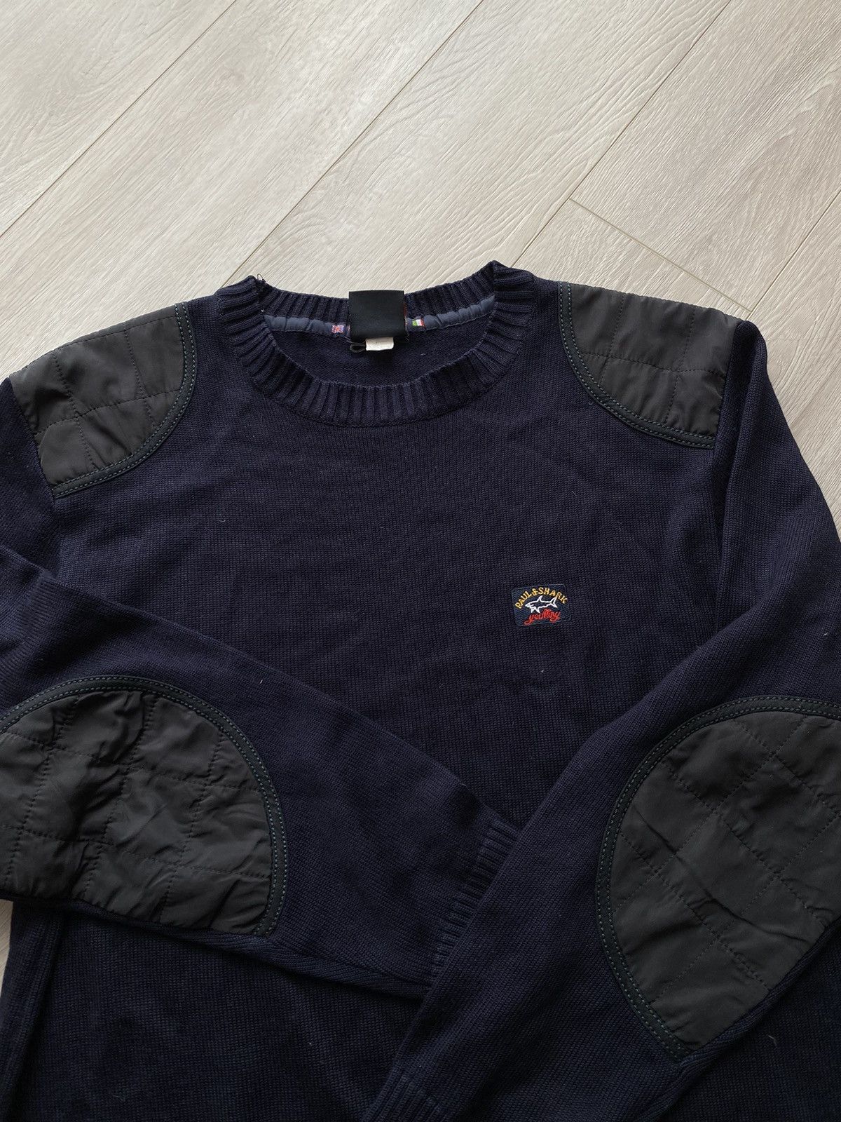 Paul & Shark Paul & Shark Knitted Wool Sweater Pullover Jacket Size US M / EU 48-50 / 2 - 1 Thumbnail
