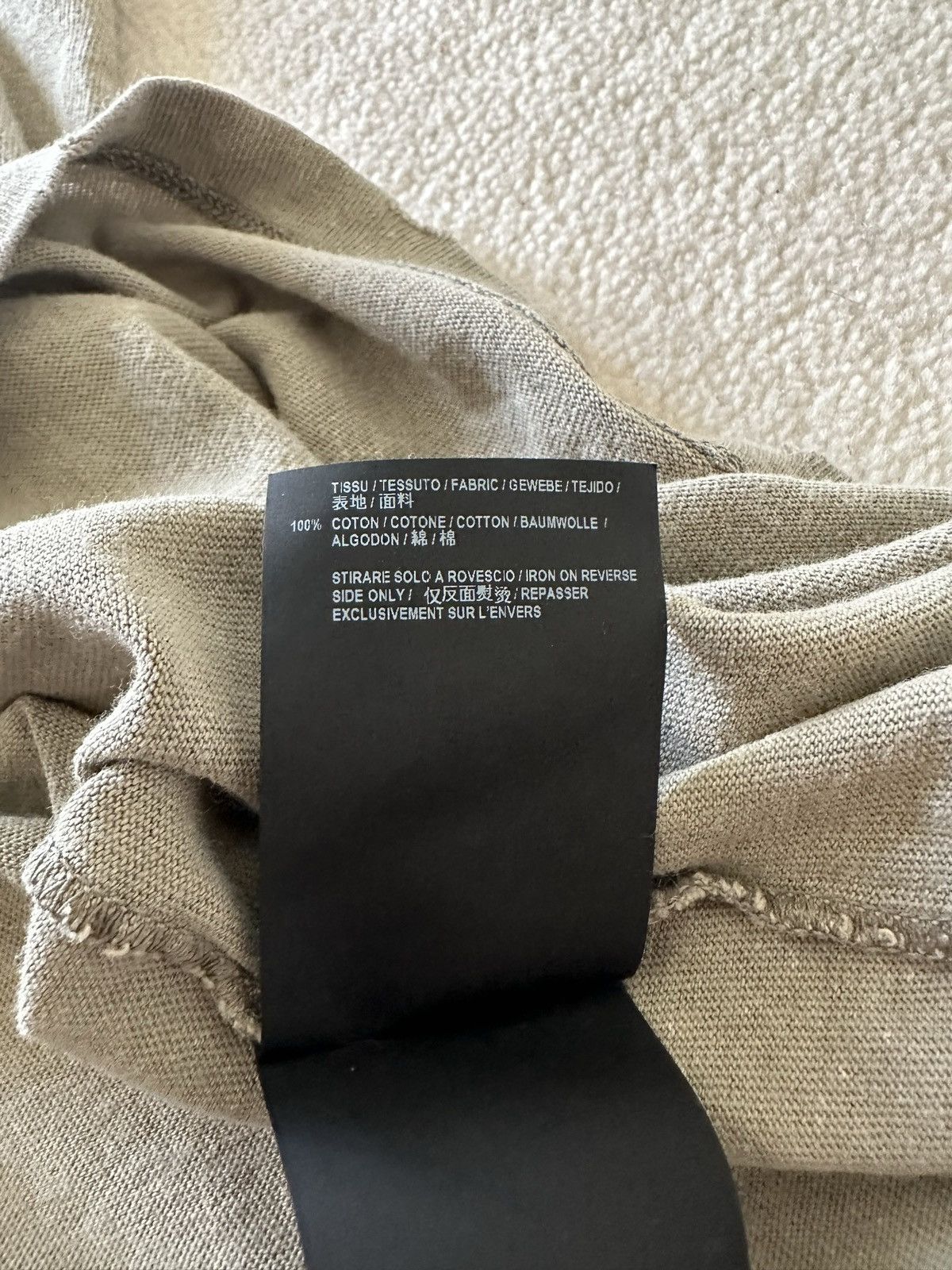 Saint Laurent Paris $550 Saint Laurent Rive Gauche logo t shirt olive khaki Size US S / EU 44-46 / 1 - 25 Thumbnail