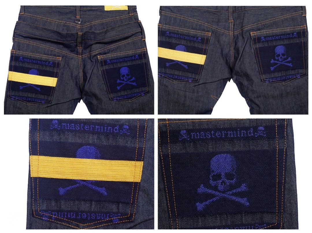 Mastermind Japan mmj 14ss high waist 606 blue one wash Isetan L jeans Size US 34 / EU 50 - 9 Thumbnail
