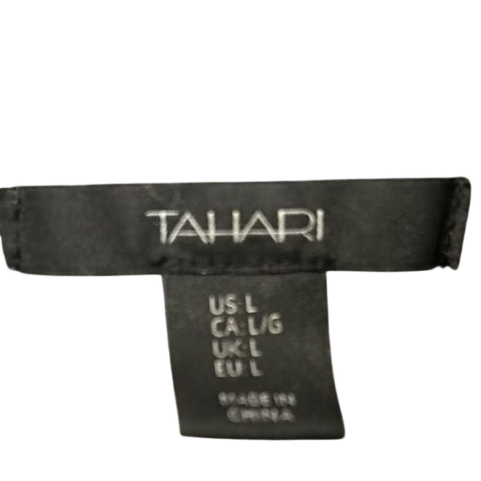 Elie Tahari Tahari Gray Stripe Wool & Yak Blend Cowl Neck Poncho Sweater Size L / US 10 / IT 46 - 3 Thumbnail