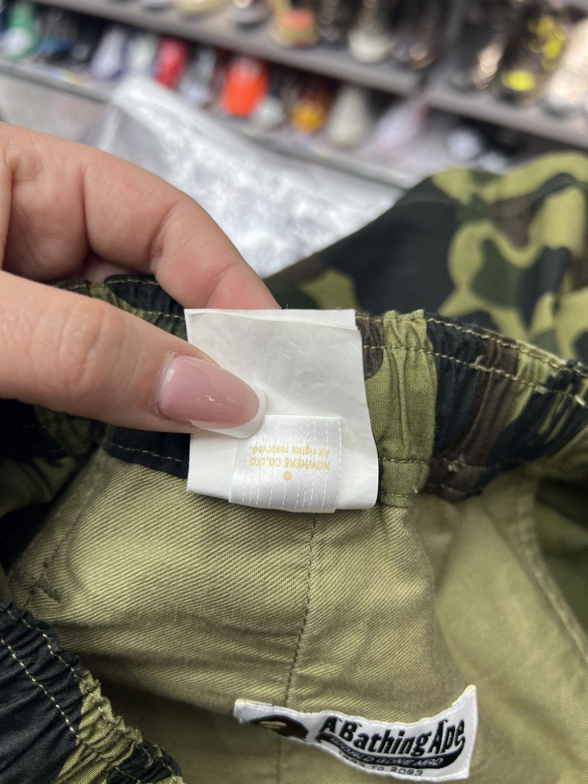 Bape Bape 1st Camo Green Shorts Size US 30 / EU 46 - 9 Thumbnail