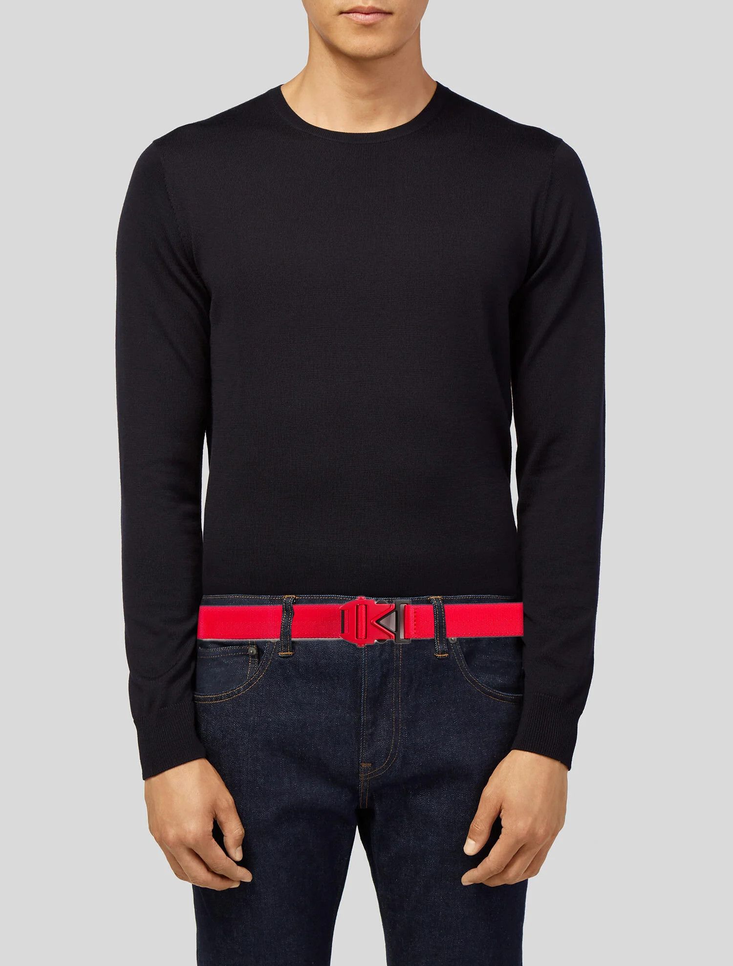 Bottega Veneta o1bcso1str0824 Size : 95 / Belt in Red Size 36 - 2 Thumbnail