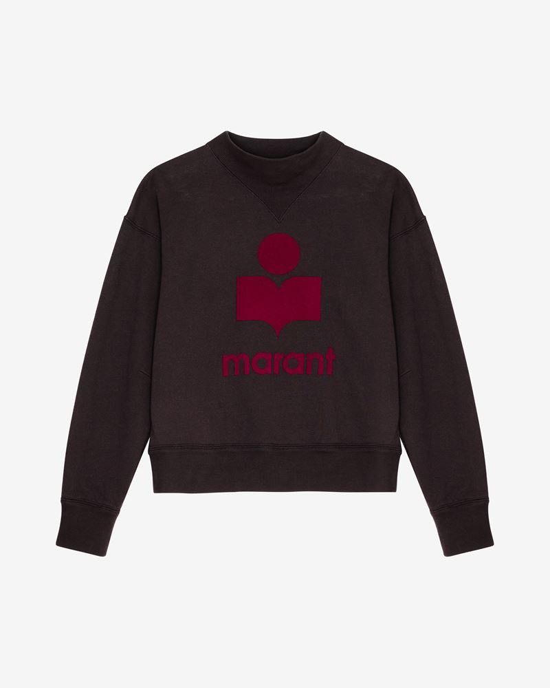 Isabel Marant Etoile Isabel Marant Étoile Milly Logo Sweatshirt Brown/Burgundy Size S / US 4 / IT 40 - 4 Thumbnail