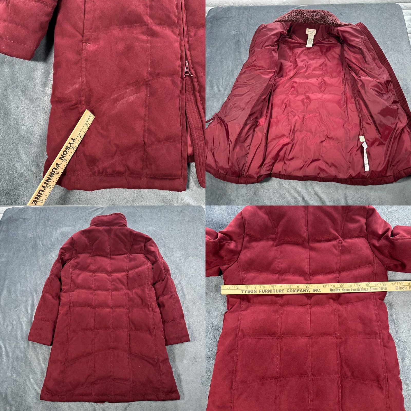 Vintage VINTAGE? Wait—not vintage. LL Bean Coat Womens Small Petite Red Down Puffer Quilted Parka Long Coat Regular Size S / US 4 / IT 40 - 8 Thumbnail