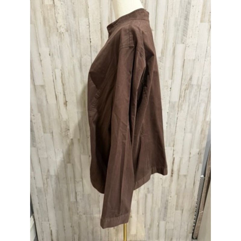 Eileen Fisher Eileen Fisher Jacket Womens Plus 1X Brown Full Zip Size XXL / US 16-18 / IT 52-54 - 4 Thumbnail