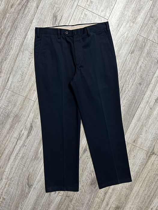 Loro Piana Loro Piana Navy Classic Cotton Chino Pants | Grailed