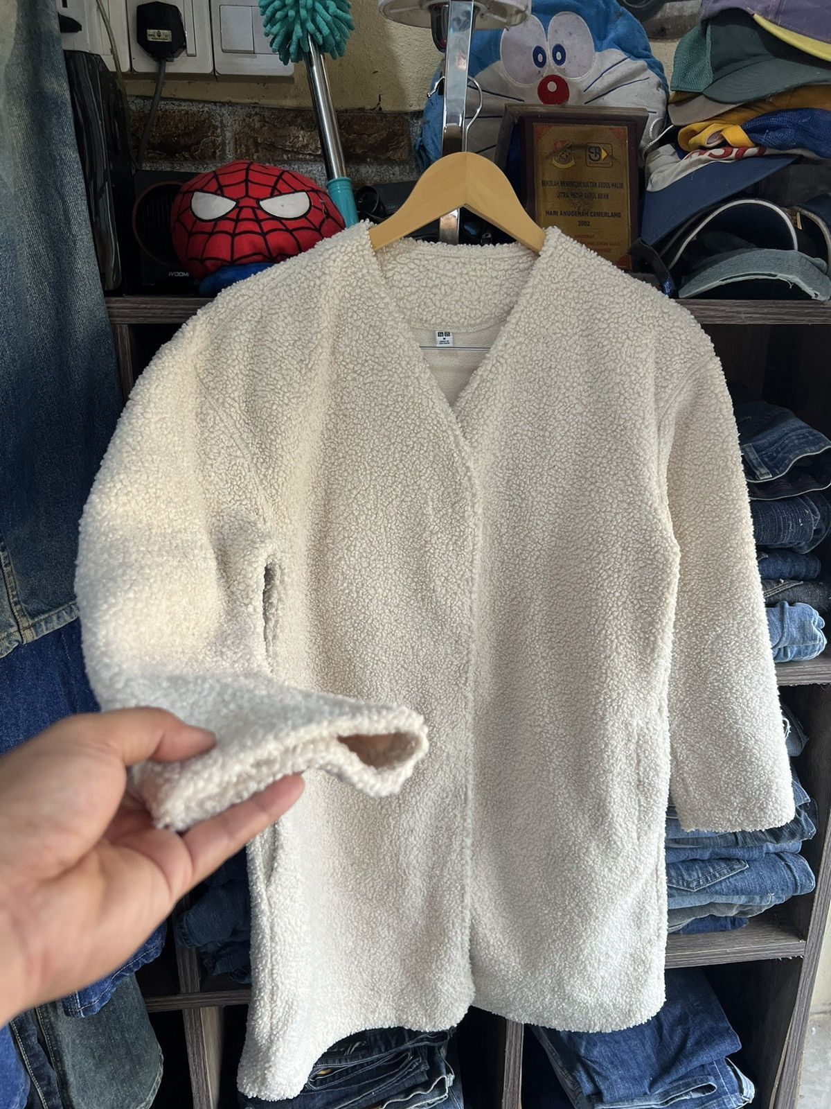 Uniqlo 🔥Uniqlo Deep Pile Sherpa Long Cardigan Size US S / EU 44-46 / 1 - 8 Thumbnail